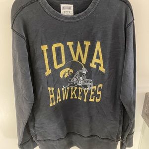 Oversized Iowa Hawkeyes Crewneck